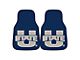 Carpet Front Floor Mats with Utah State University Logo; Navy (Universal; Some Adaptation May Be Required)