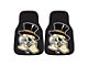 Carpet Front Floor Mats with Wake Forest University Logo; Black (Universal; Some Adaptation May Be Required)