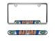 Embossed License Plate Frame with University of Florida Logo; Blue (Universal; Some Adaptation May Be Required)