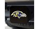 Hitch Cover with Baltimore Ravens Logo; Purple (Universal; Some Adaptation May Be Required)