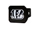 Hitch Cover with Cincinnati Bengals Logo; Black (Universal; Some Adaptation May Be Required)