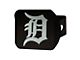 Hitch Cover with Detroit Tigers Logo; Black (Universal; Some Adaptation May Be Required)