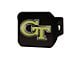 Hitch Cover with Georgia Tech Logo; Gold (Universal; Some Adaptation May Be Required)