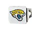 Hitch Cover with Jacksonville Jaguars Logo; Teal (Universal; Some Adaptation May Be Required)