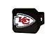 Hitch Cover with Kansas City Chiefs Logo; Red (Universal; Some Adaptation May Be Required)