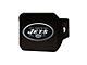 Hitch Cover with New York Jets Logo; Black (Universal; Some Adaptation May Be Required)