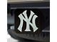 Hitch Cover with New York Yankees Logo; Black (Universal; Some Adaptation May Be Required)