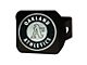 Hitch Cover with Oakland Athletics Logo; Black (Universal; Some Adaptation May Be Required)