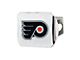 Hitch Cover with Philadelphia Flyers Logo; Chrome (Universal; Some Adaptation May Be Required)