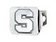 Hitch Cover with Syracuse University Logo; Chrome (Universal; Some Adaptation May Be Required)