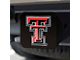 Hitch Cover with Texas Tech University Logo; Red (Universal; Some Adaptation May Be Required)