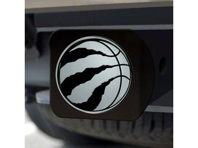 Hitch Cover with Toronto Raptors Logo; Black (Universal; Some Adaptation May Be Required)