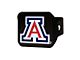 Hitch Cover with University of Arizona Logo; Red (Universal; Some Adaptation May Be Required)