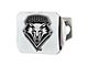 Hitch Cover with University of New Mexico Logo; Chrome (Universal; Some Adaptation May Be Required)