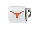 Hitch Cover with University of Texas Logo; Chrome (Universal; Some Adaptation May Be Required)