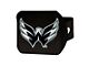 Hitch Cover with Washington Capitals Logo; Black (Universal; Some Adaptation May Be Required)