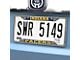License Plate Frame with Indiana Pacers Logo; Chrome (Universal; Some Adaptation May Be Required)