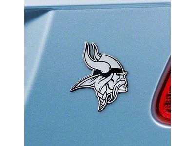 Minnesota Vikings Emblem; Chrome (Universal; Some Adaptation May Be Required)