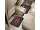 Molded Rear Floor Mats with Toronto Raptors Logo (Universal; Some Adaptation May Be Required)