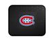 Utility Mat with Montreal Canadiens Logo; Black (Universal; Some Adaptation May Be Required)