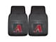 Vinyl Front Floor Mats with Arizona Diamondbacks Logo; Black (Universal; Some Adaptation May Be Required)