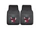 Vinyl Front Floor Mats with Eastern Washington University Logo; Black (Universal; Some Adaptation May Be Required)