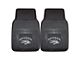 Vinyl Front Floor Mats with University of Nevada Logo; Black (Universal; Some Adaptation May Be Required)