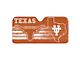 Windshield Sun Shade with University of Texas Logo; Orange (Universal; Some Adaptation May Be Required)