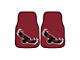 Carpet Front Floor Mats with St. Joseph's University Logo; Maroon (Universal; Some Adaptation May Be Required)