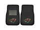 Embroidered Front Floor Mats with Minnesota Wild Logo; Black (Universal; Some Adaptation May Be Required)