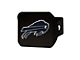 Hitch Cover with Buffalo Bills Logo; Black (Universal; Some Adaptation May Be Required)