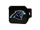 Hitch Cover with Carolina Panthers Logo; Blue (Universal; Some Adaptation May Be Required)