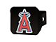 Hitch Cover with Los Angeles Angels Logo; Black (Universal; Some Adaptation May Be Required)