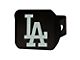 Hitch Cover with Los Angeles Dodgers Logo; Black (Universal; Some Adaptation May Be Required)