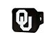 Hitch Cover with University of Oklahoma Logo; Crimson (Universal; Some Adaptation May Be Required)