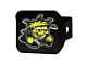 Hitch Cover with Wichita State University Logo; Yellow (Universal; Some Adaptation May Be Required)