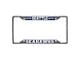 License Plate Frame with Seattle Seahawks Logo; Blue (Universal; Some Adaptation May Be Required)