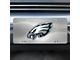 License Plate with Philadelphia Eagles Logo; Stainless Steel (Universal; Some Adaptation May Be Required)