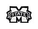 Mississippi State University Emblem; Chrome (Universal; Some Adaptation May Be Required)