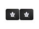 Molded Rear Floor Mats with Toronto Maple Leafs Logo (Universal; Some Adaptation May Be Required)