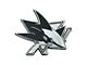 San Jose Sharks Emblem; Chrome (Universal; Some Adaptation May Be Required)