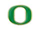 University of Oregon Embossed Emblem; Green (Universal; Some Adaptation May Be Required)