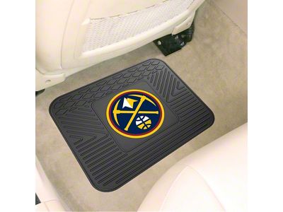 Utility Mat with Denver Nuggets Logo; Black (Universal; Some Adaptation May Be Required)