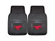 Vinyl Front Floor Mats with SMU Logo; Black (Universal; Some Adaptation May Be Required)