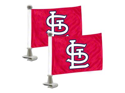 Ambassador Flags with St. Louis Cardinals Logo; Red (Universal; Some Adaptation May Be Required)