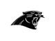 Carolina Panthers Molded Emblem; Chrome (Universal; Some Adaptation May Be Required)