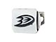 Hitch Cover with Anaheim Ducks Logo; Chrome (Universal; Some Adaptation May Be Required)