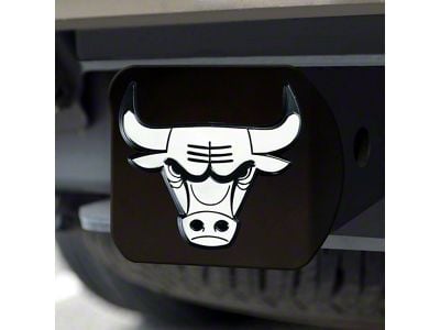 Hitch Cover with Chicago Bulls Logo; Red (Universal; Some Adaptation May Be Required)