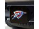 Hitch Cover with Oklahoma City Thunder Logo; Blue (Universal; Some Adaptation May Be Required)