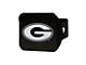 Hitch Cover with University of Georgia Logo; Black (Universal; Some Adaptation May Be Required)